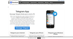 Desktop Screenshot of descargar-telegram.com
