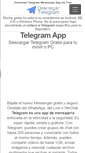 Mobile Screenshot of descargar-telegram.com